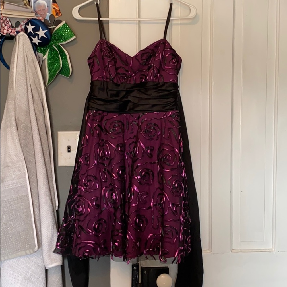Purple formal dress